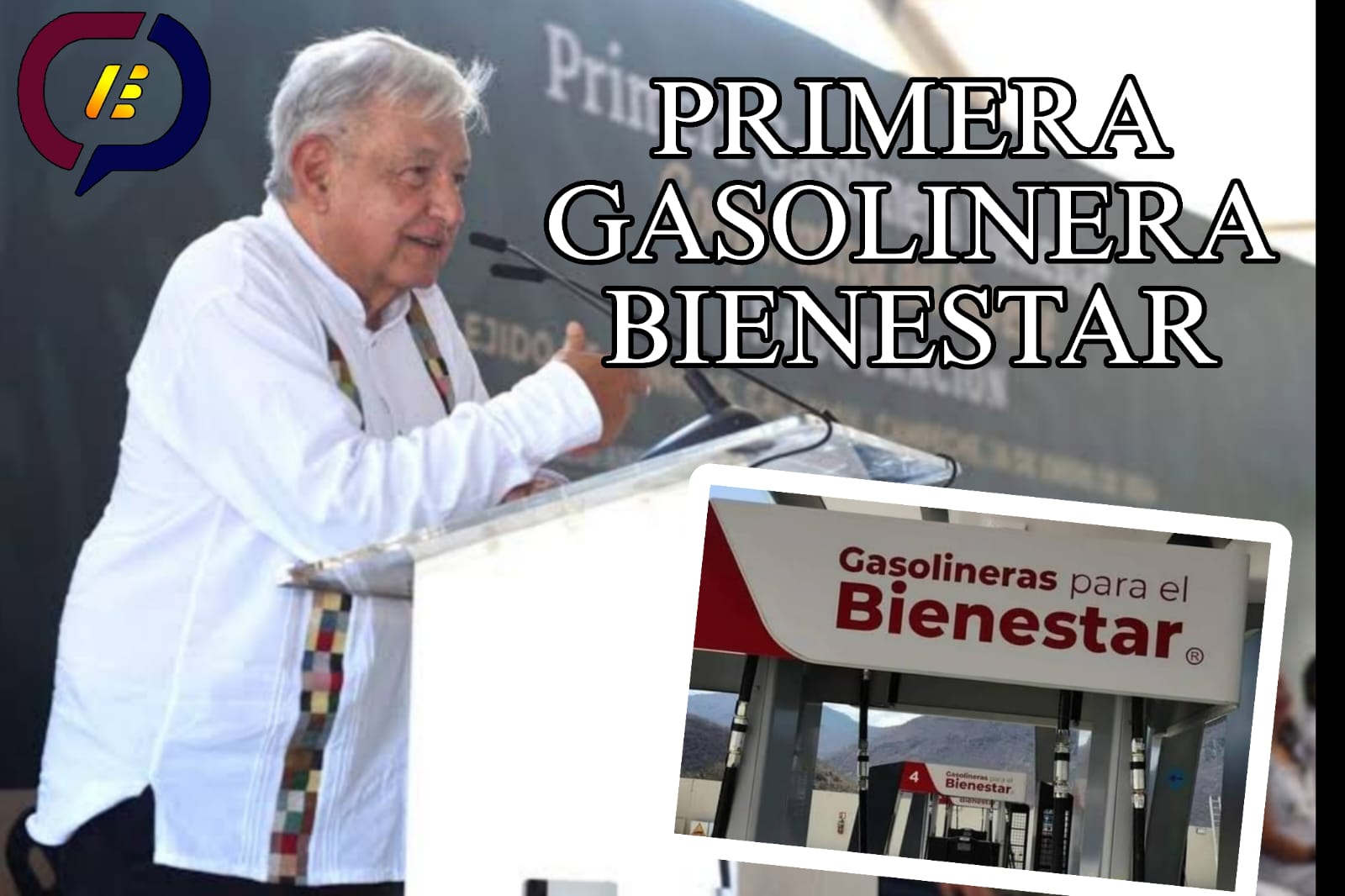 "La gente pidió y se les dio el permiso para tener una cooperativa. Esta gasolinera beneficia a la región al ofrecer precios más accesibles para el combustible". añadio el presidente Lopez Obrador